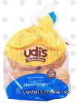 udi's Gluten Free classic hamburger buns, 4 ct Center Front Picture