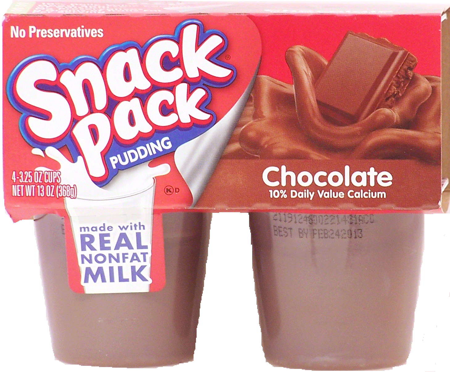 Groceries Express Product Infomation For Snack Pack Chocolate