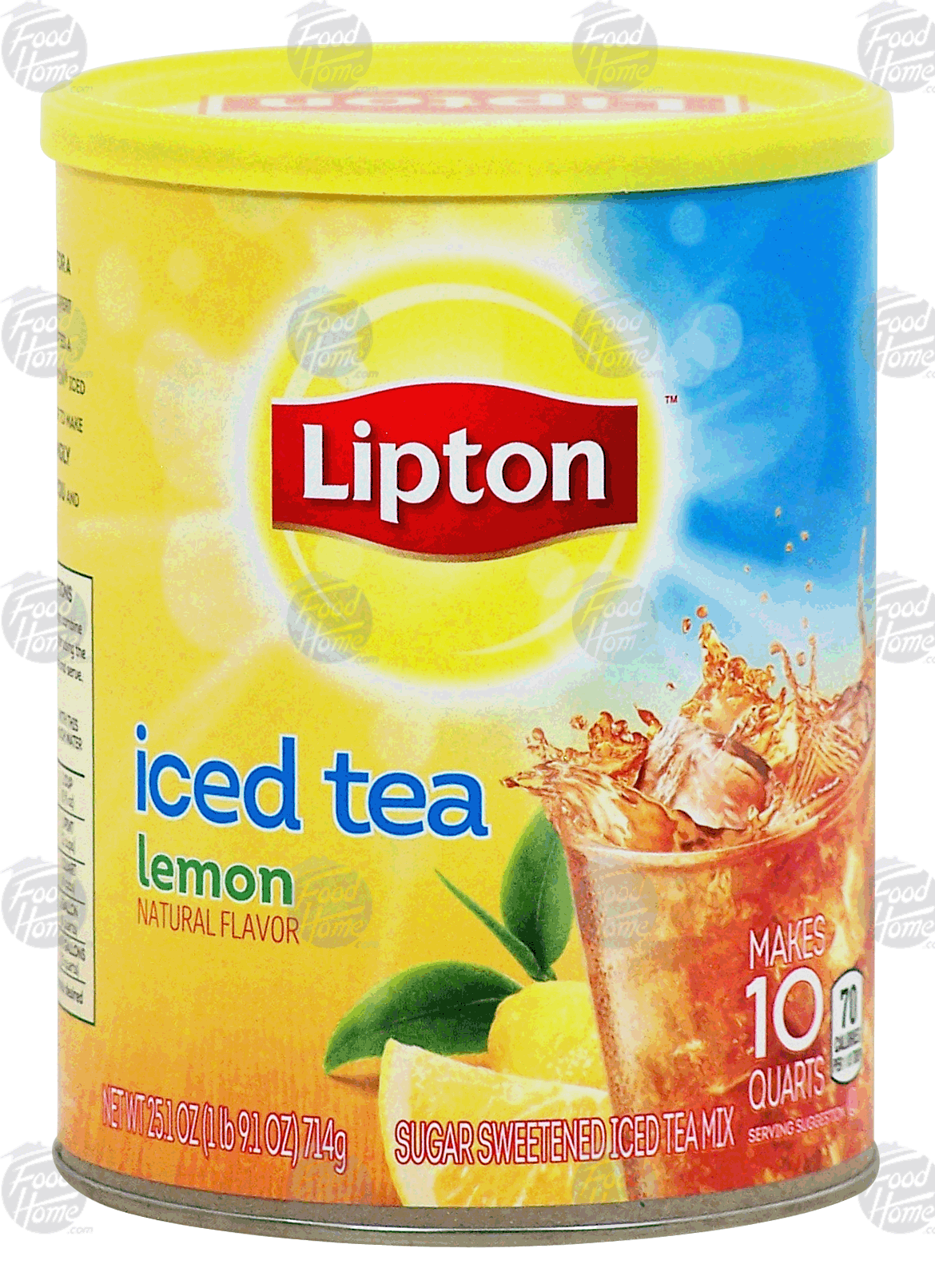 Groceries Product Infomation For Lipton Sugar Sweetened Iced Tea Mix Lemon Flavor 3995