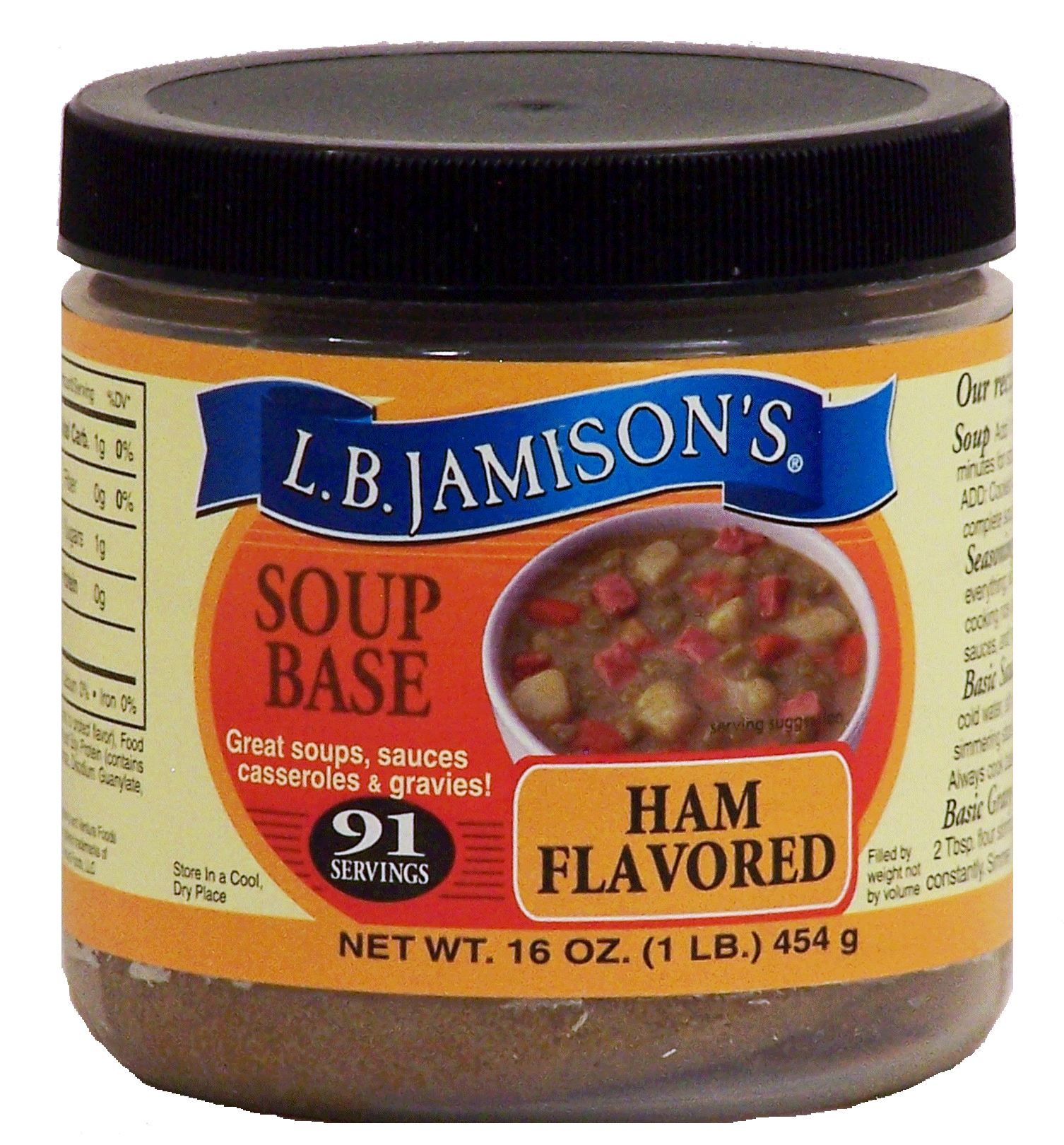 Groceries-Express.com Product Infomation For L.B. Jamison's Soup Base ...