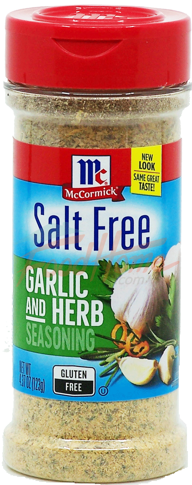 Groceries Product Infomation For Mccormick Salt Free Garlic