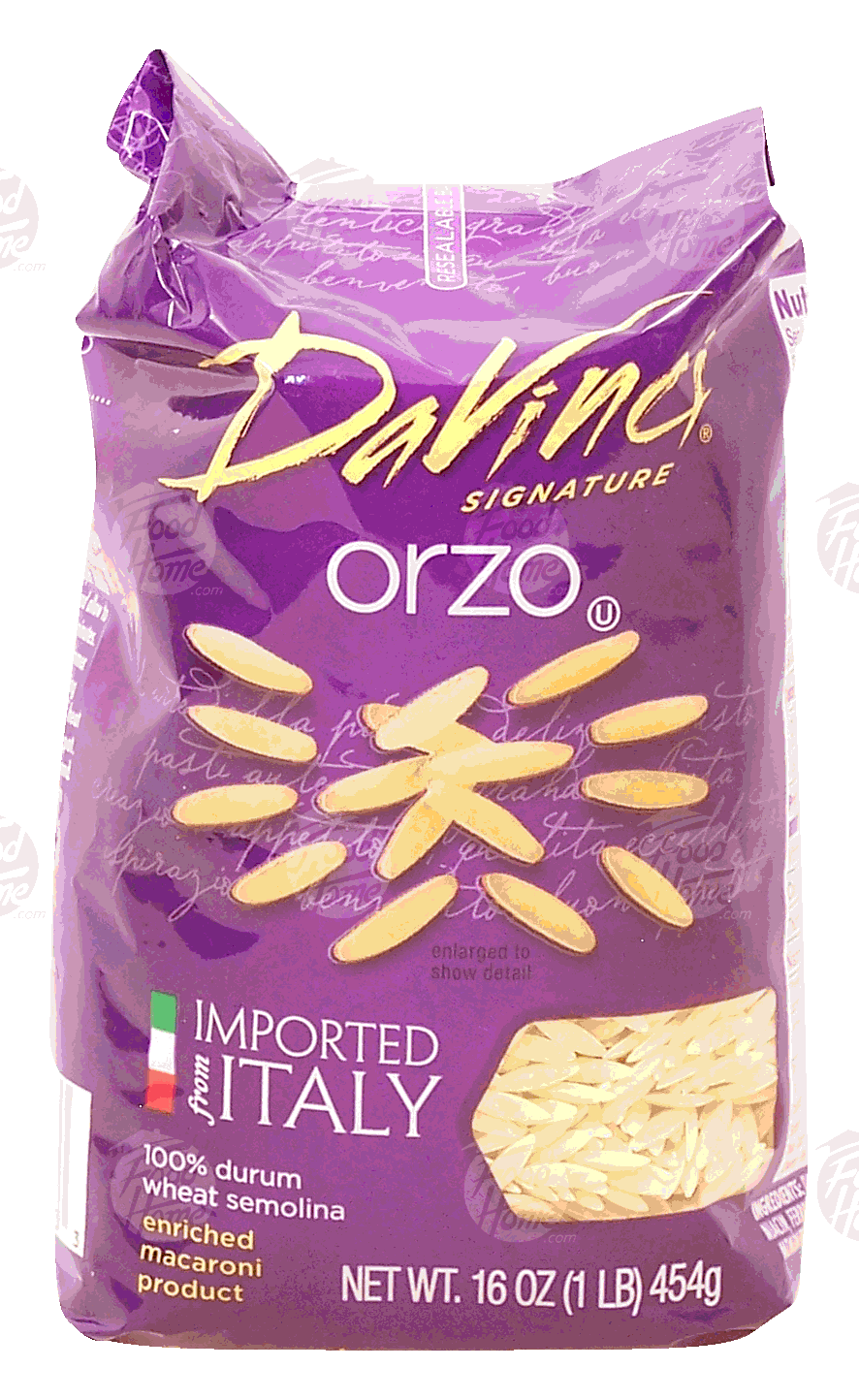 Product Infomation for Da Vinci Signature orzo