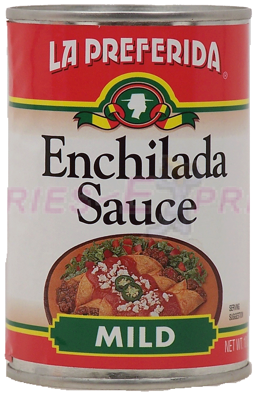 Groceries Express Com Product Infomation For La Preferida Enchilada Sauce Mild