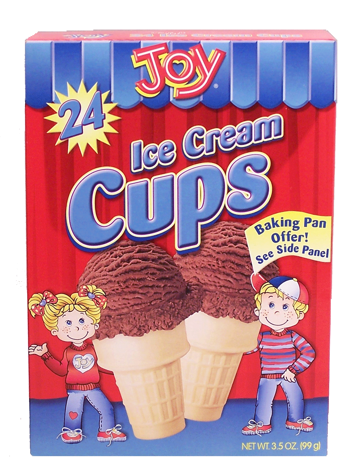 Groceries-Express.com Product Infomation for Joy ice cream cups, 24 ...