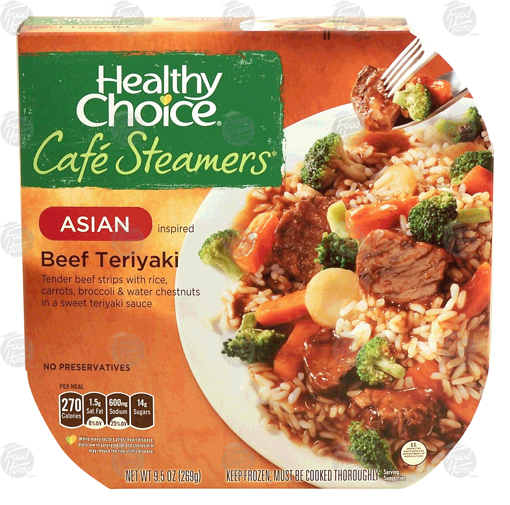 Groceries Product Infomation For Healthy Choice Cafe Steamers Asian Beef Teriyaki 4527